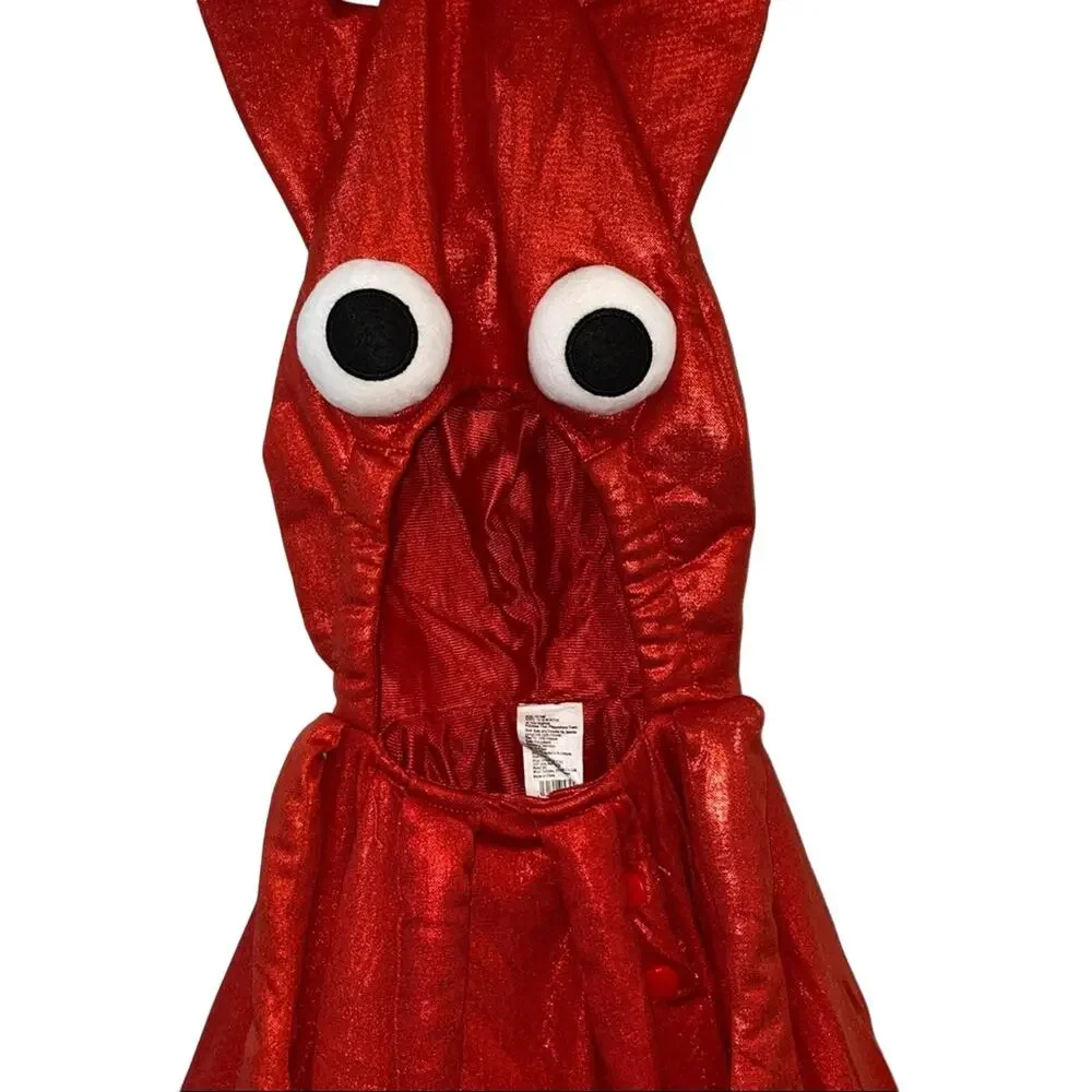 Baby Squid Costume Red Plush Halloween 12-18 Months NWT Cute‎